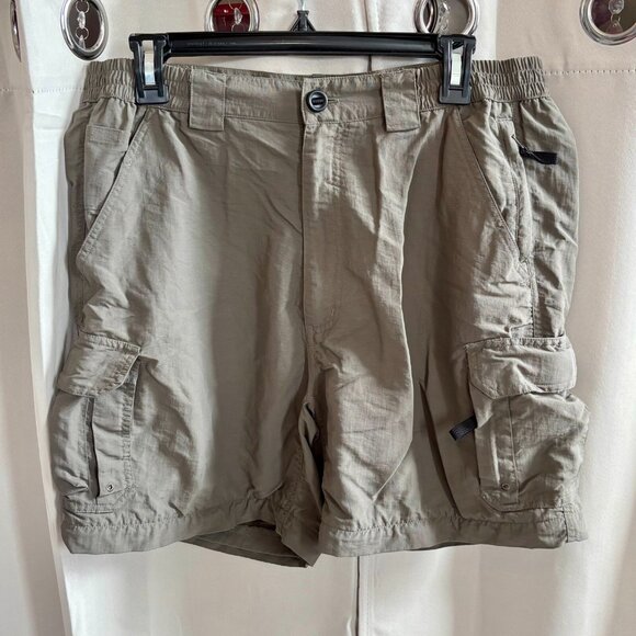 Pantalon convertible Exofficio Buzz Off Insect Shield homme beige moyen
